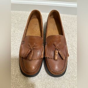 G.H. Bass & Co. Brown Tassel Loafers